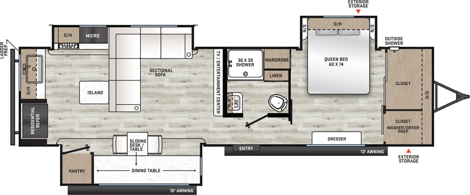 Catalina Legacy Edition 323MAZE Floorplan
